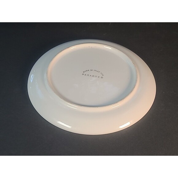 Vintage Paradox Set Of 4 Flower Dessert Plates/Salad 7" in diameter  BOHO- Italy - Picture 12 of 14